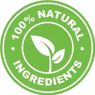 100% Natural Ingredients seal, a marketing mark