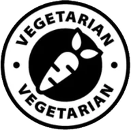 Vegetarian badge, not a claim made for this product