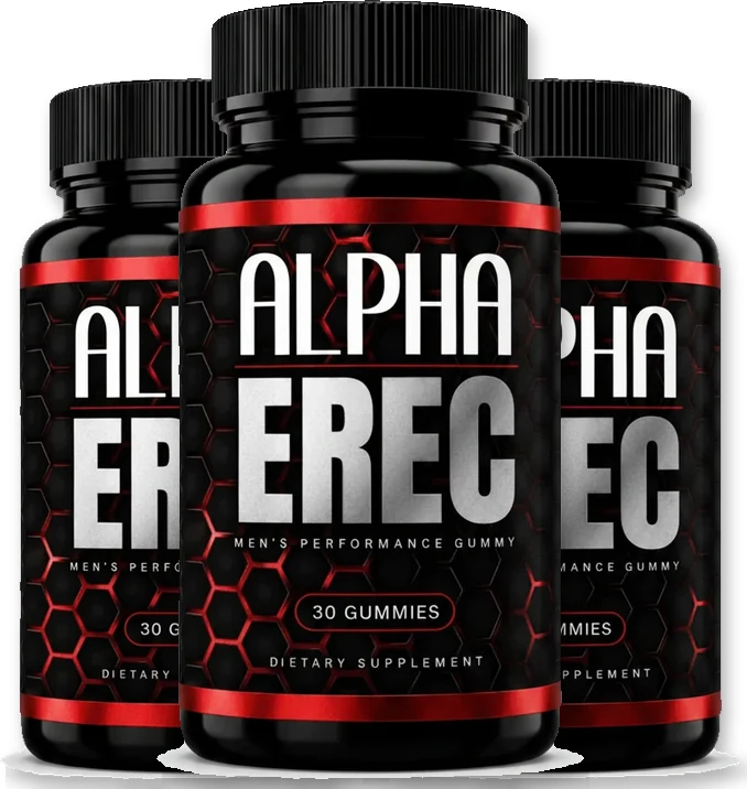 Alpha Erec 3-bottle pack, front labels